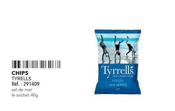 Tyrells - Chips  offre sur Metro