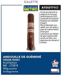Rustadou - Andouille De Guémené offre sur Metro