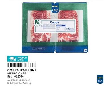 Metro Chef - Coppa Italienne  offre sur Metro