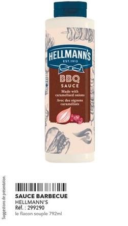 Hellmann's - Sauce Barbecue offre sur Metro