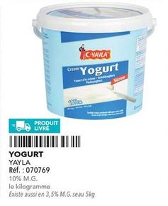 Yayla - Yogurt offre sur Metro