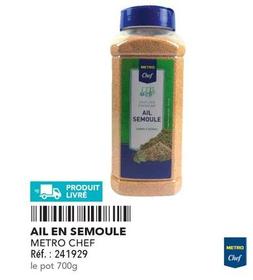 Metro Chef - Ail En Semoule  offre sur Metro