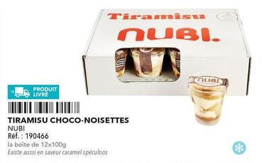 Nubi - Tiramisu Choco-noisettes  offre sur Metro