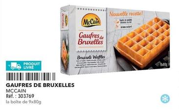 McCain - Gaufres De Bruxelles offre sur Metro