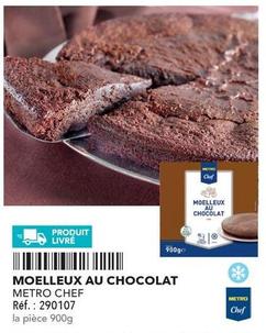 Metro Chef - Moelleux Au Chocolat offre sur Metro