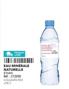 Evian - Eau Minérale Naturelle offre sur Metro