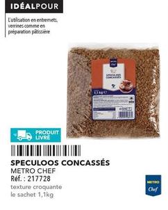 Metro Chef - Speculoos Concasses offre sur Metro