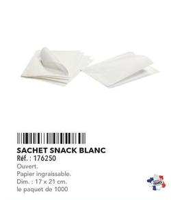 Sachet Snack Blanc offre sur Metro