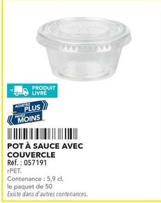 Pot À Sauce Avec Couvercle offre sur Metro