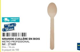 Grande Cuillère En Bois offre sur Metro