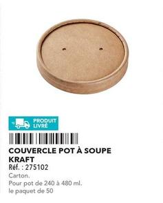 Couvercle Pot À Soupe Kraft offre sur Metro