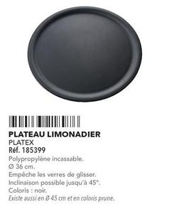 Platex - Plateau Limonadier  offre sur Metro