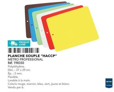 Metro Professional - Planche Souple "Haccp" offre sur Metro