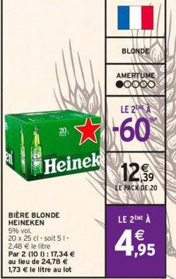 Heineken - Bière Blonde offre à 12,39€ sur Intermarché