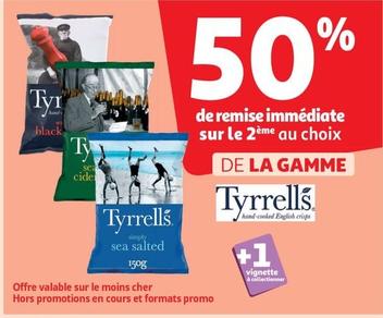 Tyrrells - Sur Le 2eme Au Choix De La Gamme  offre sur Auchan Supermarché