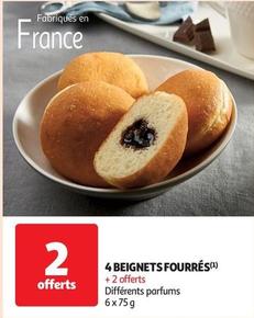 4 Beignets Fourrés offre à 2€ sur Auchan Supermarché