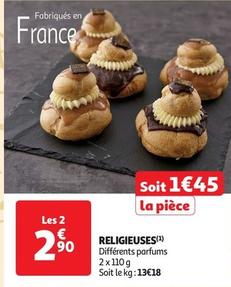 Religieuses offre à 1,45€ sur Auchan Supermarché