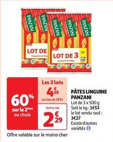 Panzani - Pâtes Linguine offre à 2,29€ sur Auchan Supermarché