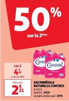 Contrex - Eau Minérale Naturelle offre à 2,21€ sur Auchan Supermarché