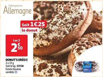 Donut's Oréo offre à 1,25€ sur Auchan Supermarché