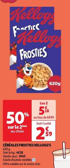 Kellogg's - Céréales Frosties offre à 2,59€ sur Auchan Supermarché