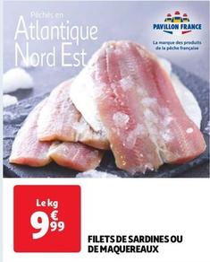 Filets De Sardines Ou De Maquereaux offre à 9,99€ sur Auchan Supermarché