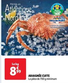 Araignée Cuite offre à 8,99€ sur Auchan Supermarché