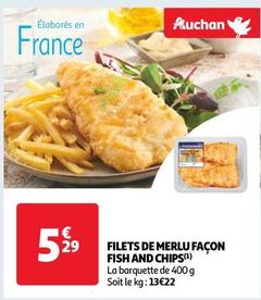 Filets De Merlu Façon Fish And Chips offre à 5,29€ sur Auchan Supermarché