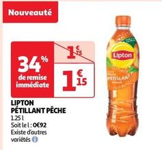 Lipton - Pétillant Pêche