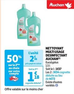 Auchan - Nettoyant Multi Usage Desinfectant 