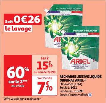 Ariel - Recharge Lessive Liquide Original
