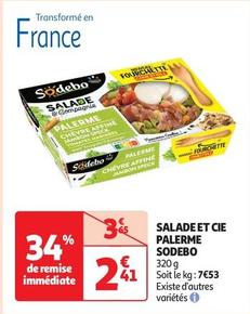 Sodebo - Salade Et Cie Palerme offre à 2,41€ sur Auchan Supermarché