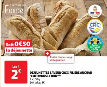 Auchan - Déjeunettes Saveur Crco Filière Cultivons Le Bon