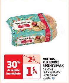 Regent's Park - Muffins Pur Beurre