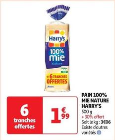 Harry's - Pain 100% Mie Nature