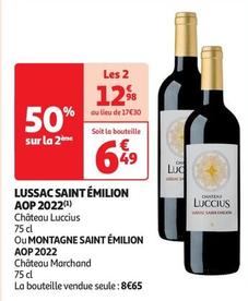 Chateau Luccius - Lussac Saint Émilion AOP 2022