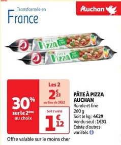 Auchan - Pâte À Pizza offre à 1,13€ sur Auchan Supermarché