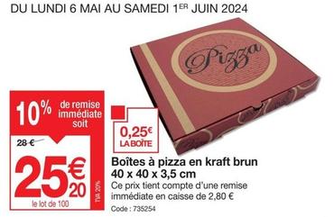 Pâte à pizza offre à 25,2€ sur Promocash