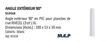 Angle Extérieur 90° offre sur Chausson Matériaux