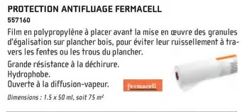 Fermacell - Protection Antifluage  offre sur Chausson Matériaux