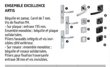 Ensemble Excellence Artis offre sur Chausson Matériaux