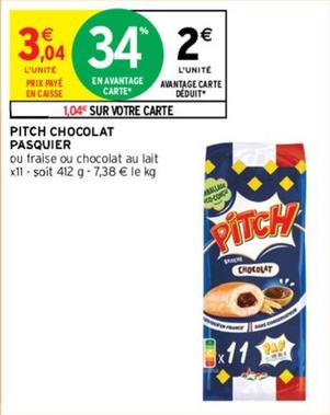 Pasquier - Pitch Chocolat offre à 2€ sur Intermarché