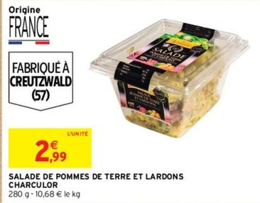 Charculor - Salade De Pommes De Terre Et Lardons  offre à 2,99€ sur Intermarché