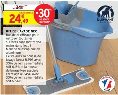 Elephant - Kit De Lavage Neo offre à 24,49€ sur Intermarché