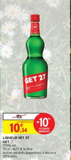 Get 27 - Liqueur  offre à 10,34€ sur Intermarché