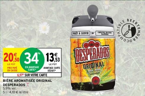 Desperados - Bière Aromatisée Original offre à 13,53€ sur Intermarché
