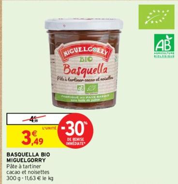 Miguelgorry - Basquella Bio offre à 3,49€ sur Intermarché