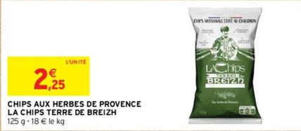 Lachips Terres De Breizh - Chips Aux Herbes De Provence offre à 2,25€ sur Intermarché Hyper