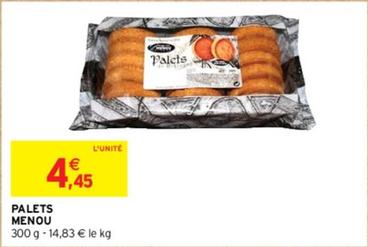 Menou - Palets offre à 4,45€ sur Intermarché Hyper