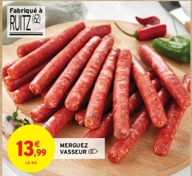 Merguez Vasseur offre à 13,99€ sur Intermarché Hyper